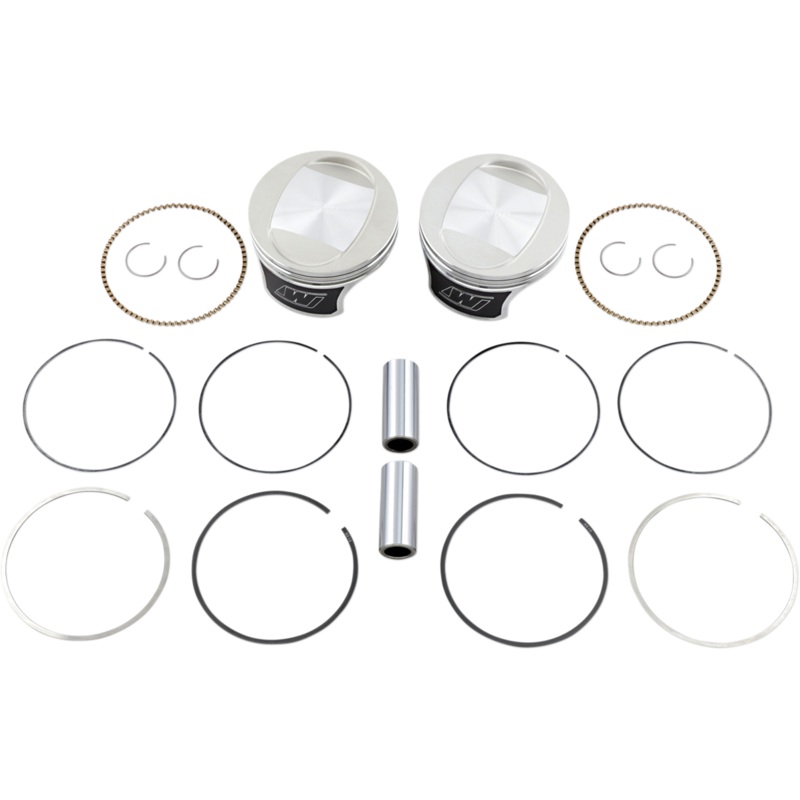 Wiseco Tracker* Series Piston Kit - 3.885" - 88 Cubic Inch Bored to 95 Cubic Inch - +0.010" - Twin Cam K0207P1