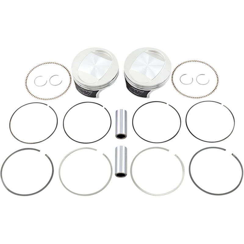 Wiseco Tracker* Series Piston Kit - 3.895" - 96 Cubic Inch Bored to 103 Cubic Inch - +0.020" - Twin Cam K0210P2