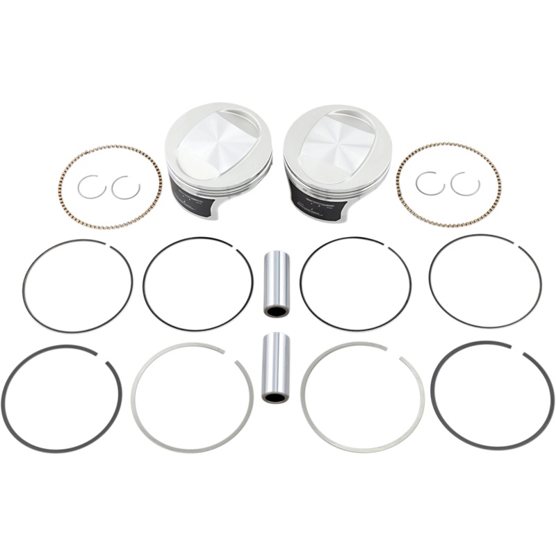 Wiseco Tracker* Series Piston Kit - 3.937" - 88/95 Cubic Inch Bored to 97 Cubic Inch - Standard - Twin Cam K0209PS
