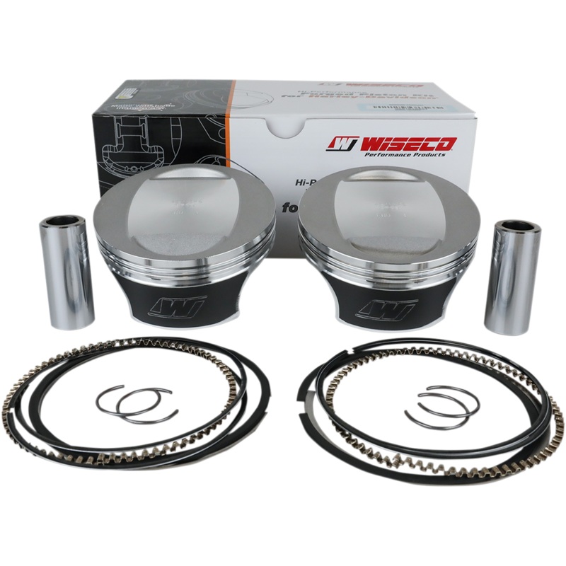 Wiseco Tracker* Series Piston Kit - 3.937"- 96 Cubic Inch Bored to 106 Cubic Inch - Twin Cam K0211PS