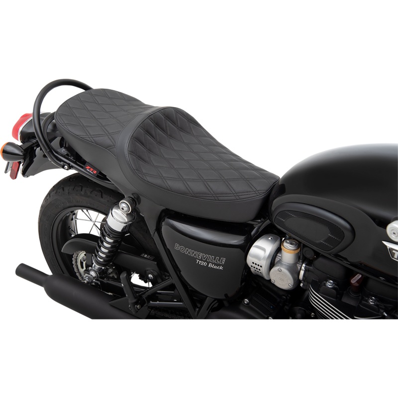 Z1R Low TR Seat - Double Diamond - Black - Vinyl 0810-2220