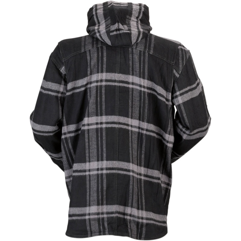 Z1R Timber Flannel Shirt - Black/Gray - 4XL 3040-2838