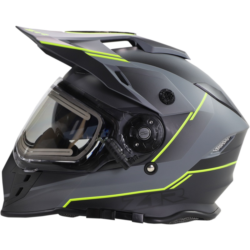 Z1R Range Helmet - Bladestorm - Gray/Black/Hi-Viz Yellow - Medium 0101-14067