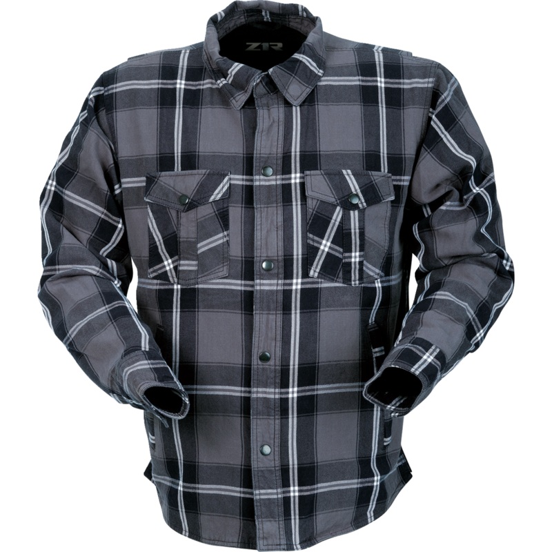 Z1R Flannel Shirt - Gray - Small 3040-3285