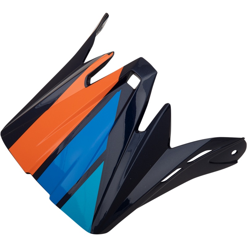 Z1R Rise Visor Kit - Child - Evac - Gloss Navy/Blue/Orange 0132-1409