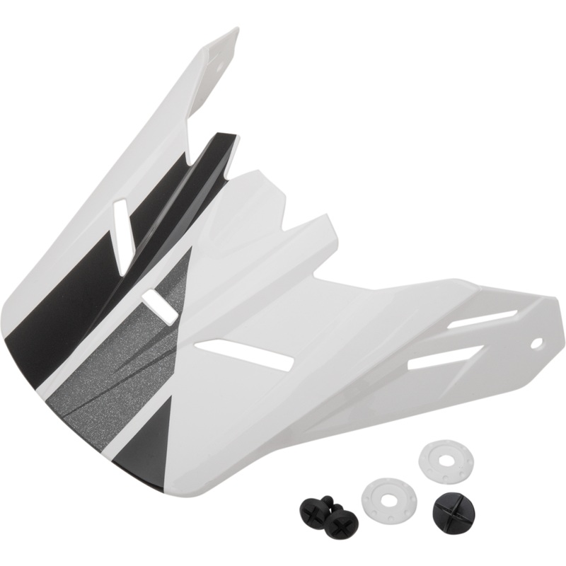 Z1R Rise Visor - Youth - Evac - Gloss White/Black/Gray 0132-1402
