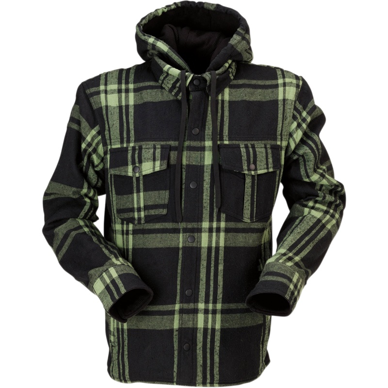 Z1R Timber Flannel Shirt - Olive/Black - 4XL 2820-5331