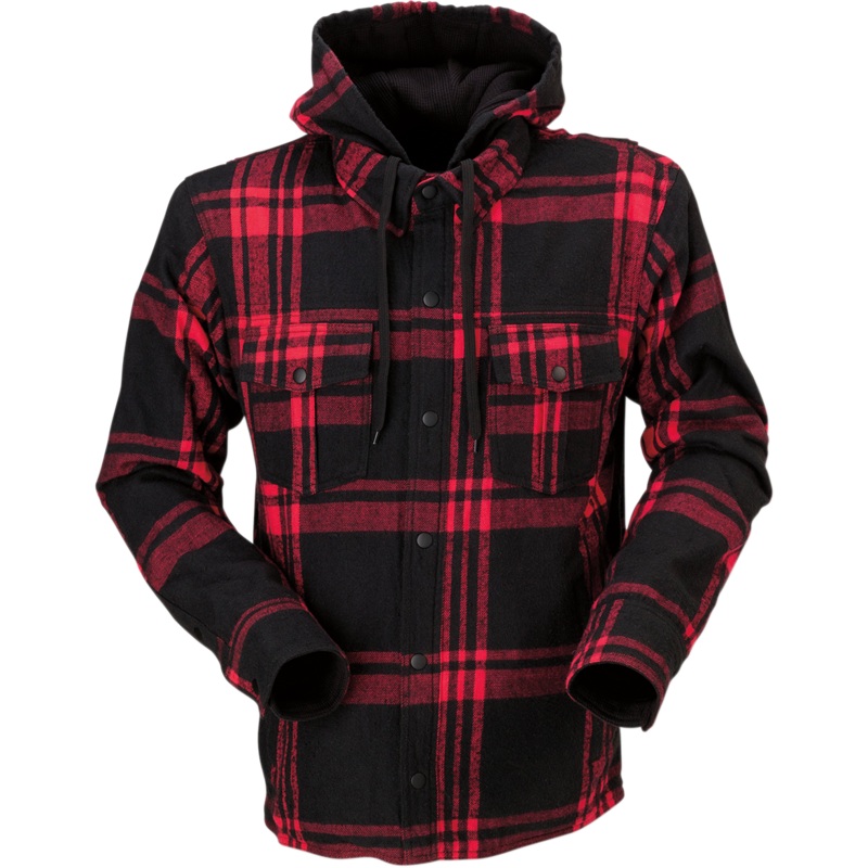 Z1R Timber Flannel Shirt - Red/Black - 4XL 2820-5339