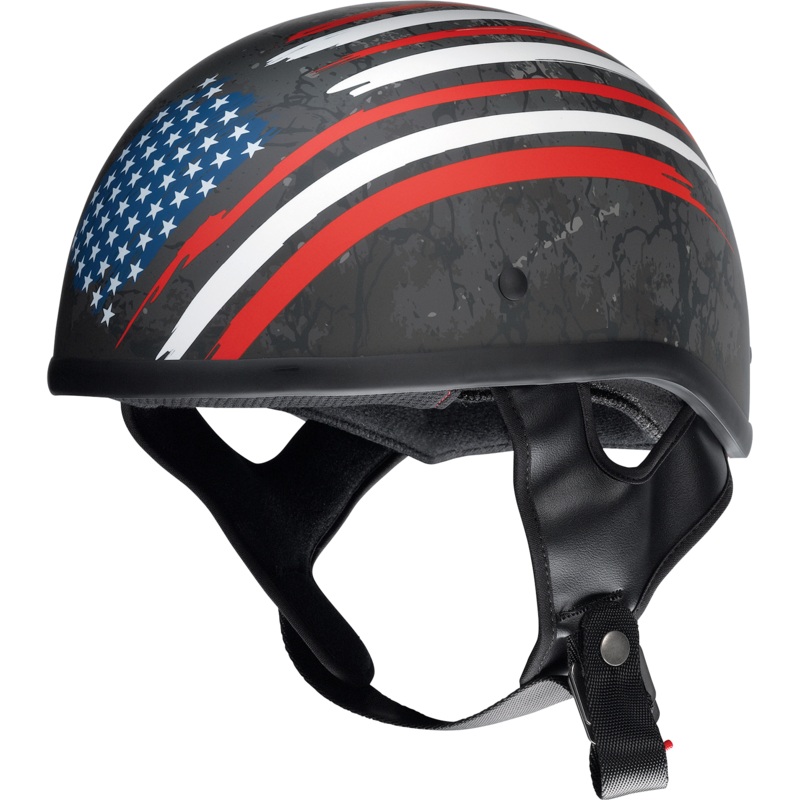 Z1R CC Beanie Helmet - Justice - Black/Red/White/Blue - Small 0103-1404