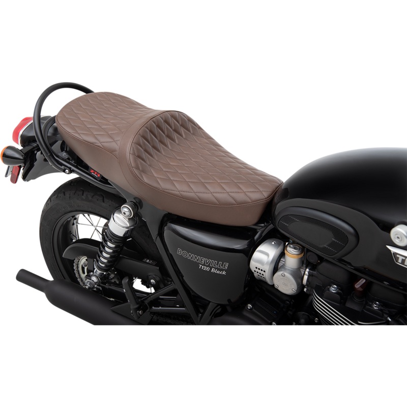 Z1R Low TR Seat - Diamond - Brown - Vinyl 0810-2219
