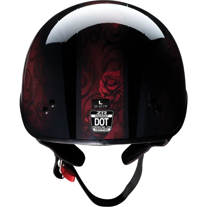 Z1R Vagrant Helmet - Red Catrina - Black/Red - XL 0103-1317