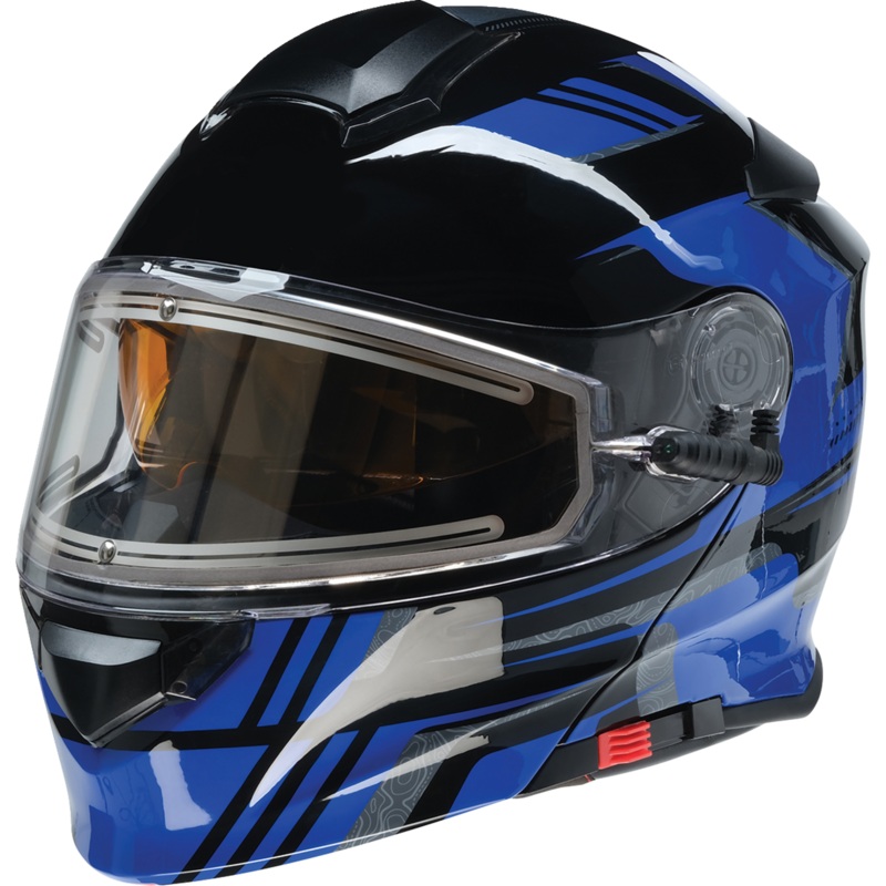 Z1R Solaris Snow Helmet - First Tracks - Black/Blue - Small 0120-0832