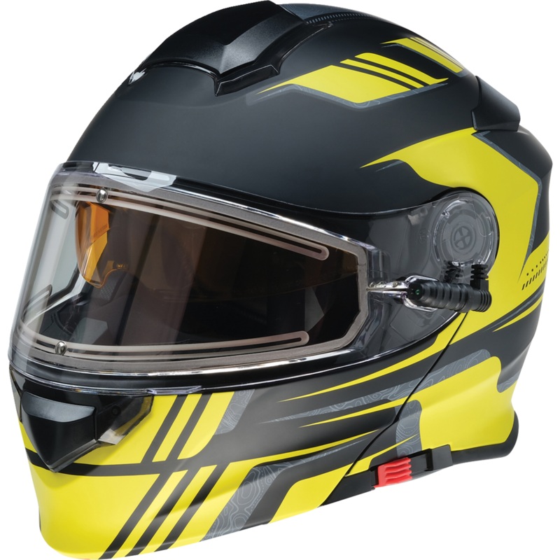 Z1R Solaris Snow Helmet - First Tracks - Black/Hi-Viz - Large 0120-0840