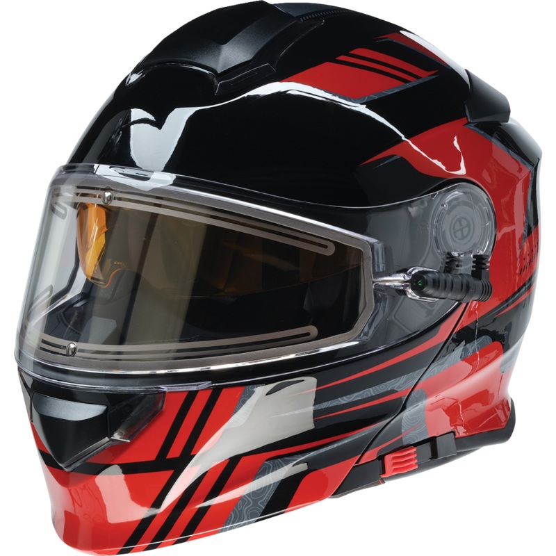 Z1R Solaris Snow Helmet - First Tracks - Black/Red - Small 0120-0826