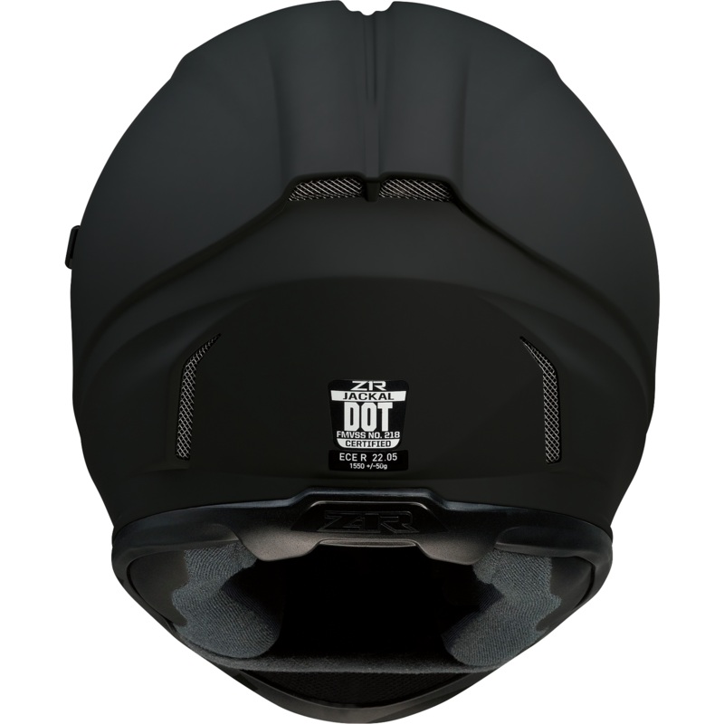 Z1R Jackal Helmet - Flat Black - Smoke - 2XL 0101-13997