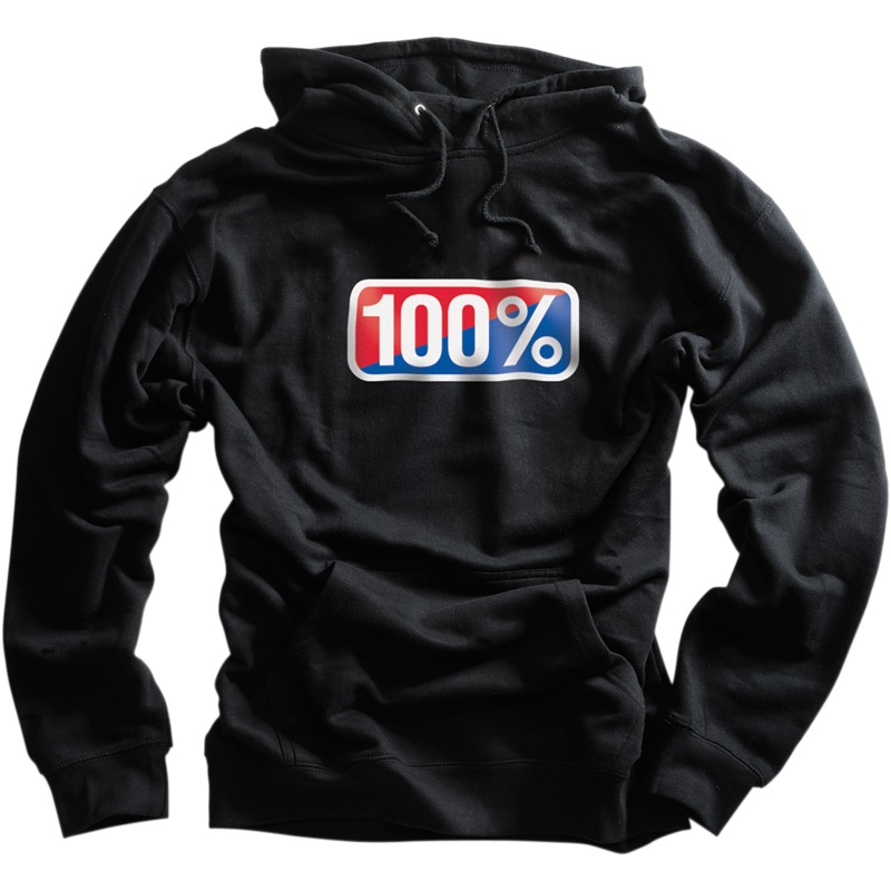100% Classic Hoodie - Black - XL 20029-00033