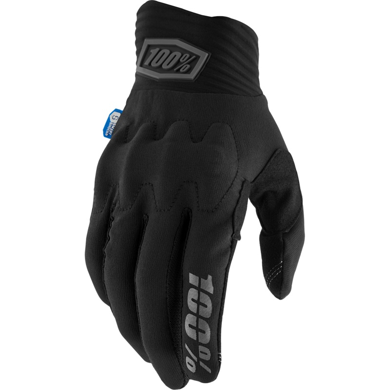 100% Cognito Smart Shock Gloves - Black - Large 10014-00032