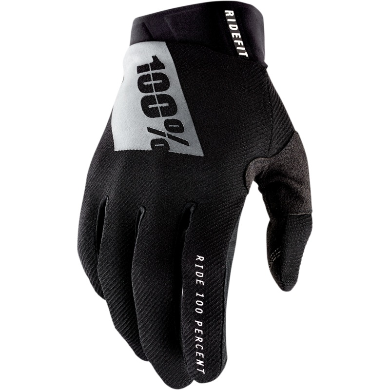 100% Ridefit Gloves - Black - XL 10010-00003