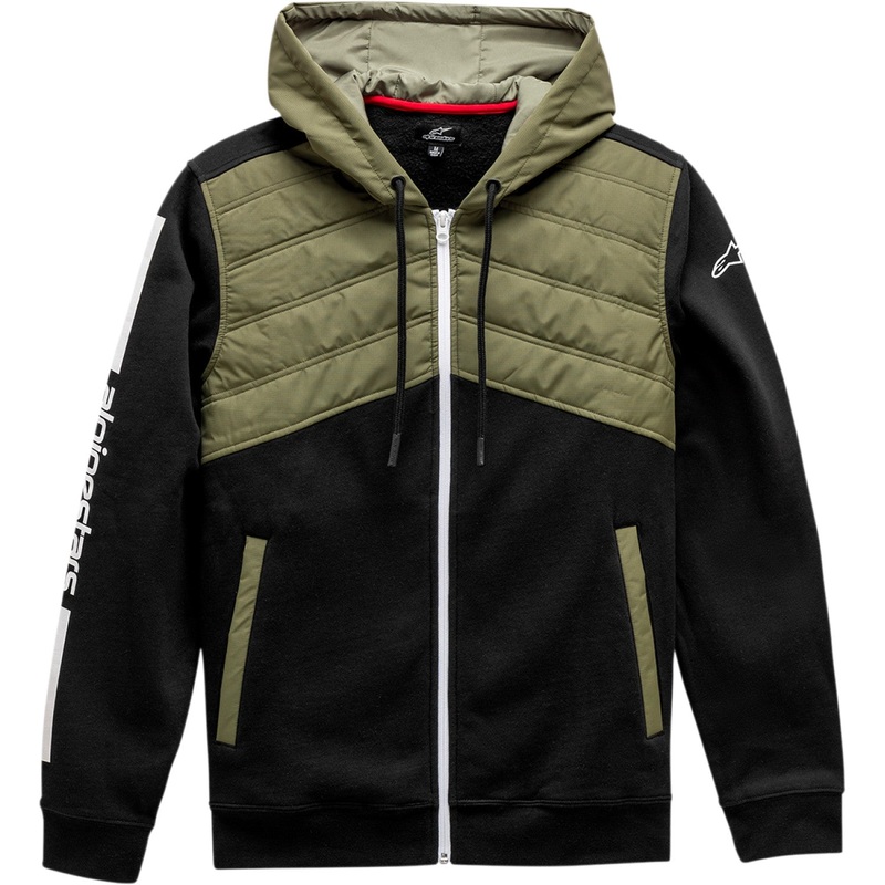 Alpinestars Alltime Hybrid Jacket - Black/Olive - Large 1211110021067L