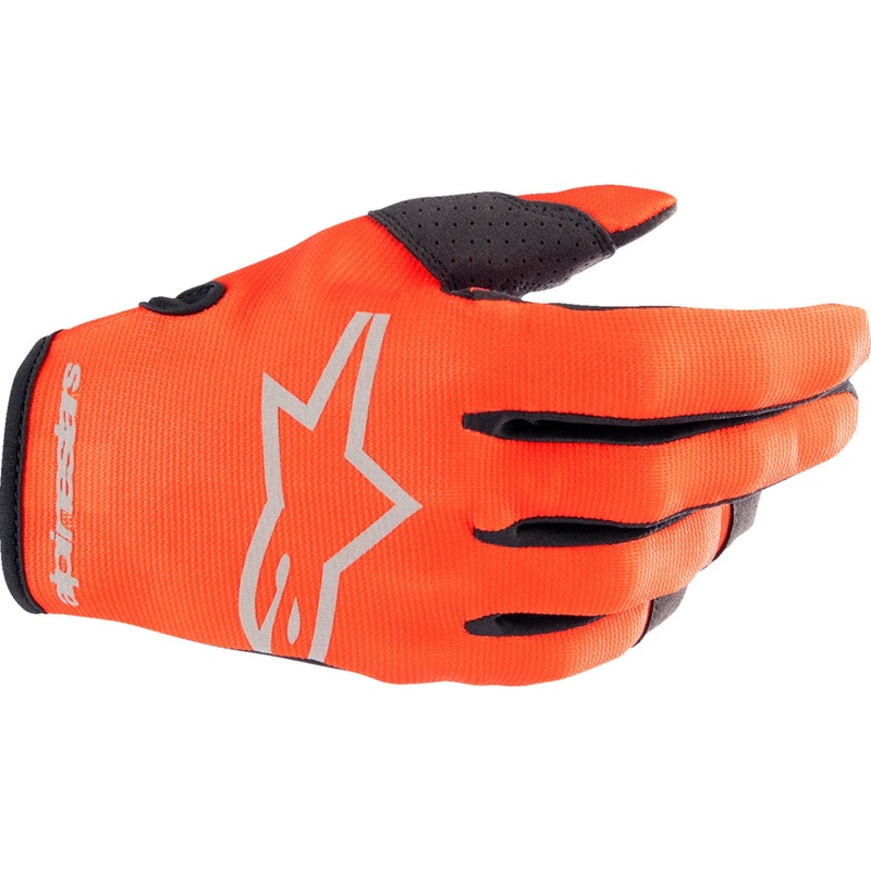 Alpinestars Youth Radar Gloves - Hot Orange/Black - Small 3541823-411-S