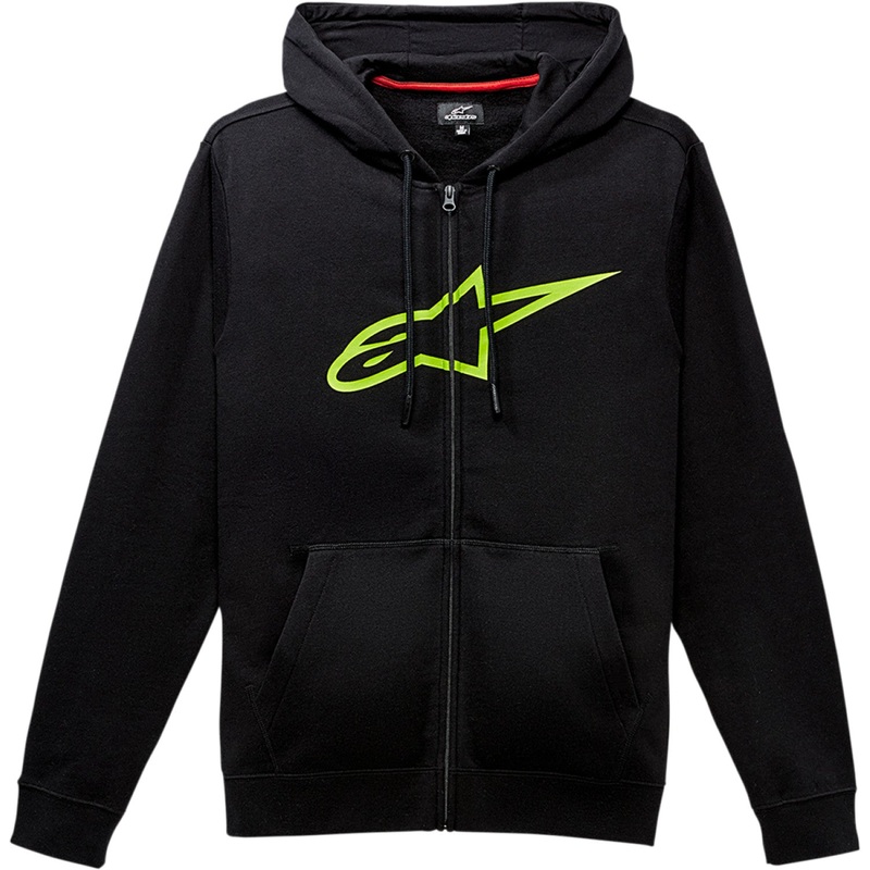 Alpinestars Ageless 2 Zip Hoodie - Black/Green - Large 1038530521060L