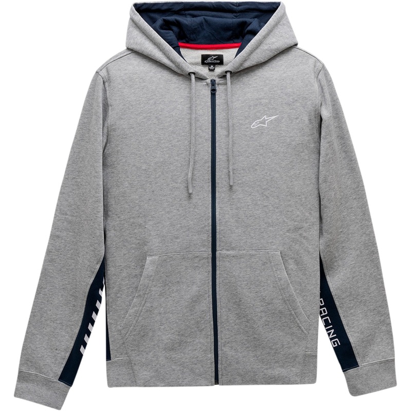 Alpinestars Claim Hoodie - Heather Gray - Large 1211524001026L