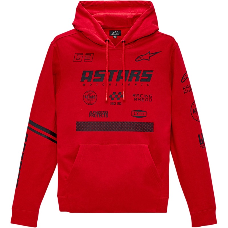 Alpinestars Multi Race Hoodie - Red - 2XL 121351500302X