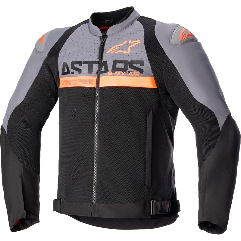 Alpinestars SMX Air Jacket - Gray/Black/Orange - 4XL 3306523-914-4XL