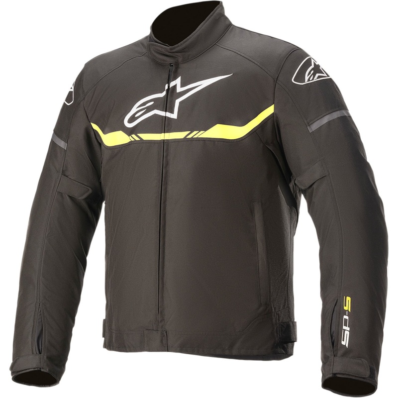 Alpinestars T-SP S Waterproof Jacket - Black/Yellow - 4XL 3200120-155-4X