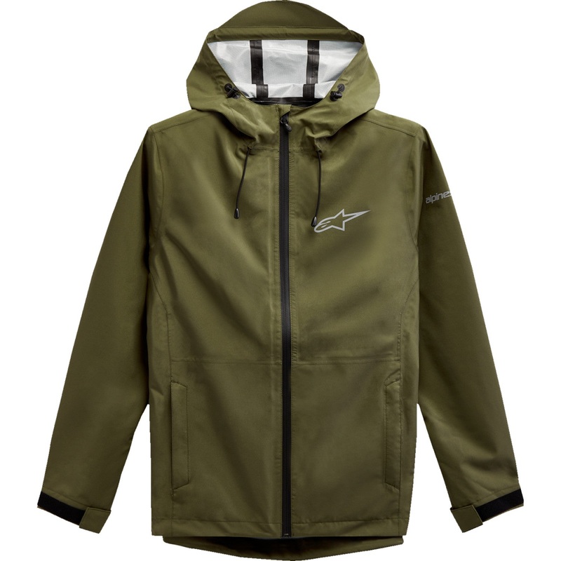 Alpinestars Omni Rain Jacket - Military Green - Large 123211010690L