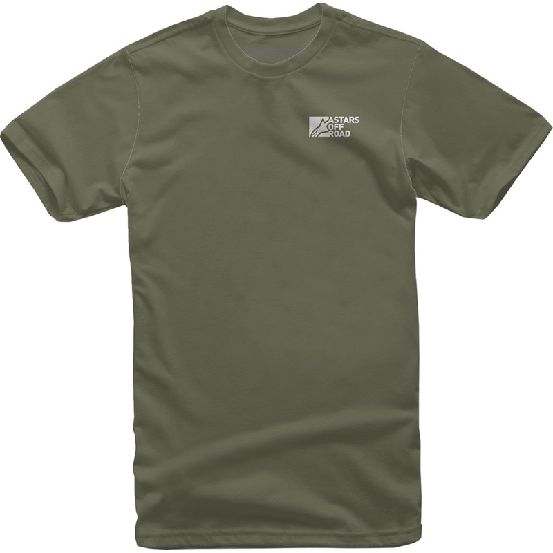 Alpinestars Painted T-Shirt - Military Green - Large 1232-72224-690L
