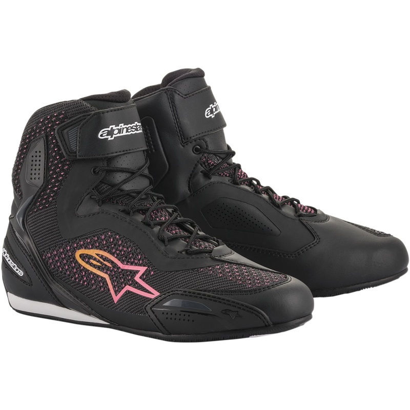 Alpinestars Stella Faster-3 Rideknit Shoes - Black/Yellow/Pink - US 7.5 251052014397.5