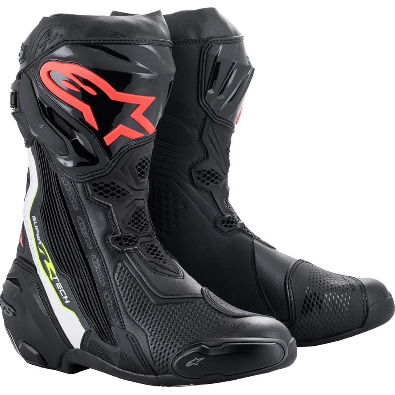 Alpinestars Supertech R Boots - Black/Red - US 7.5 / EU 41 2220021-1236-41