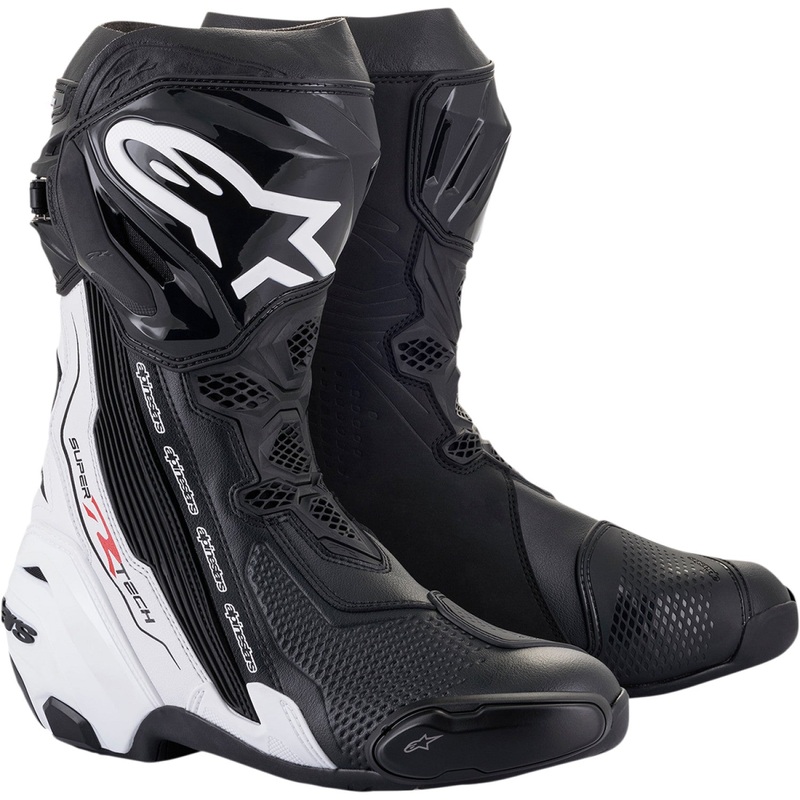Alpinestars Supertech R Boots - Black/White - US 7.5 / EU 41 2220021-12-41