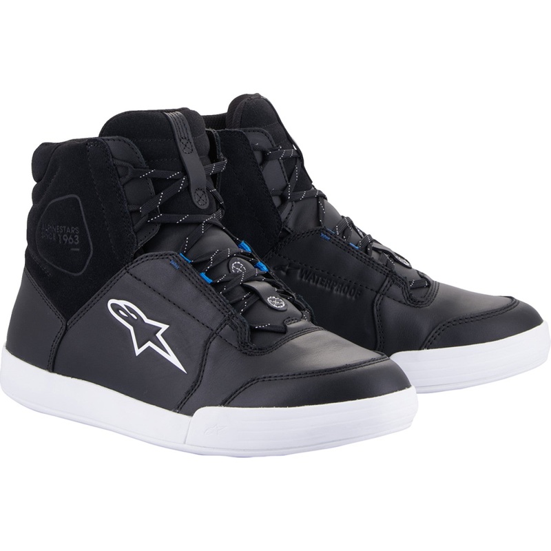 Alpinestars Chrome Shoes - Waterproof - Black/White - US 10 2543123-157-10