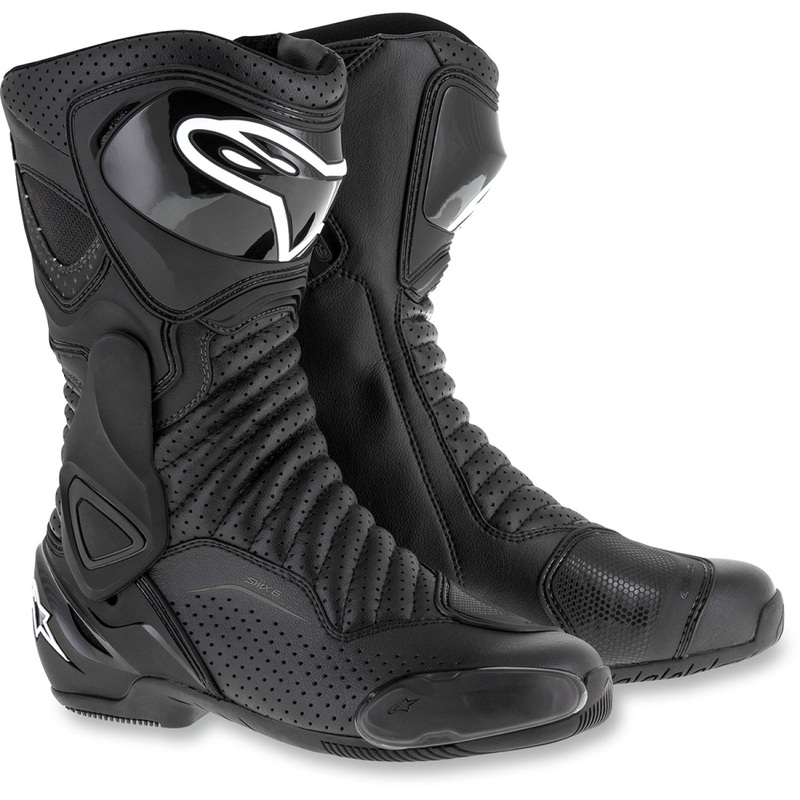 Alpinestars SMX-6 v2 Vented Boots - Black - US 7.5 / EU 41 2223017-1102-41