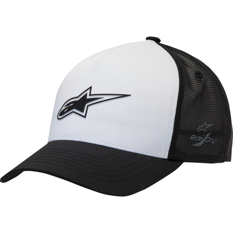 Alpinestars Advantage Tech Trucker Hat - White/Black - One Size 1212811602010OS