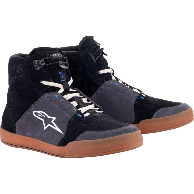 Alpinestars Chrome Shoes - Black/Asphalt/Gum Blue - US 8.5 251232211728.5