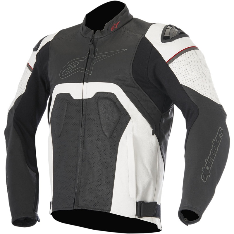 Alpinestars Core Airflow Leather Jacket - Black/White - US 42 / EU 52 3101416-12-52