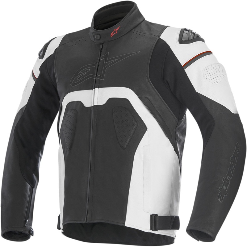 Alpinestars Core Leather Jacket - Black/White - US 42 / EU 52 3101316-12-52