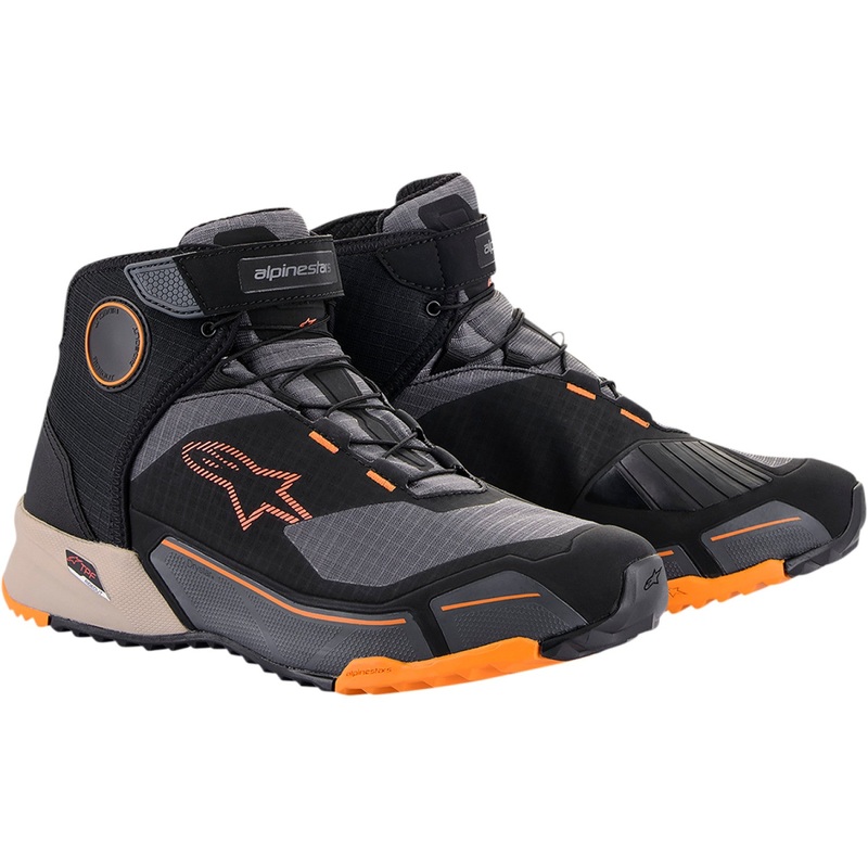 Alpinestars CR-X Drystar? Shoes - Black/Brown/Orange - US 9.5 26118201284-9.5
