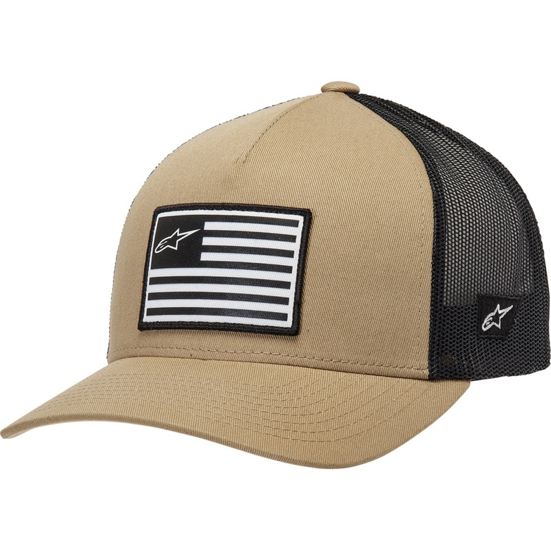 Alpinestars Flag Snapback Hat - Sand/Black - One Size 1211810132310OS