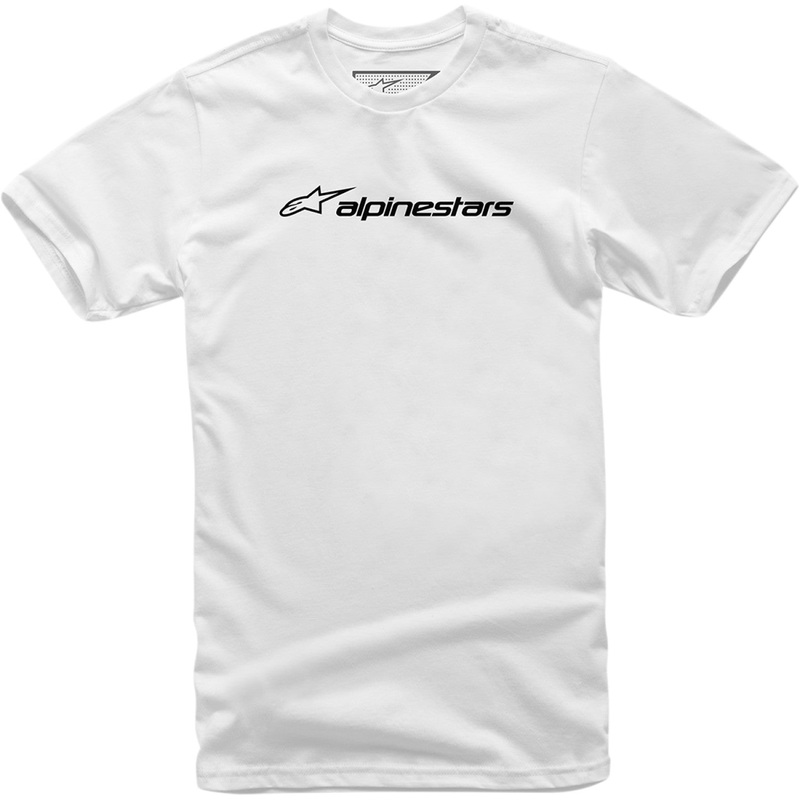Alpinestars Linear Combo T-Shirt - White/Black - Medium 1213720022010M