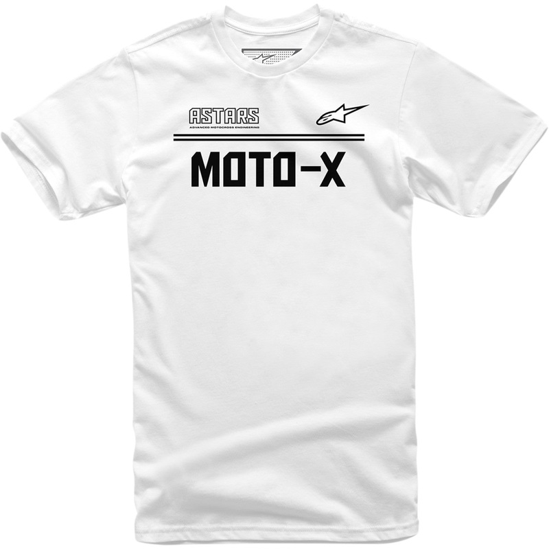 Alpinestars Moto X T-Shirt - White/Black - Large 1213720242010L