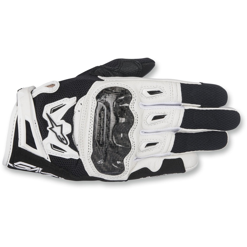 Alpinestars Stella SMX-2 Air Carbon V2 Gloves - Black/White - XS 3517717-12-XS