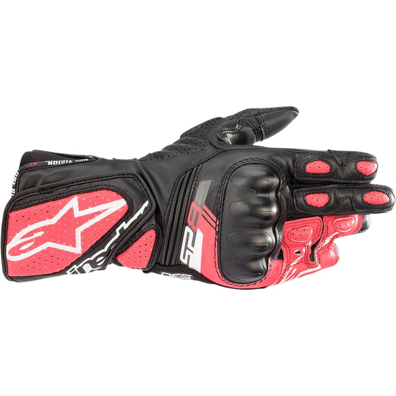 Alpinestars Stella SP-8 V3 Gloves - Black/White/Diva Pink - Large 3518321-1832-L