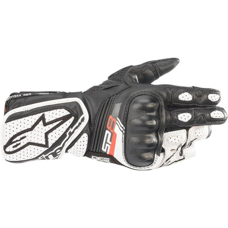 Alpinestars Stella SP-8 V3 Gloves - Black/White - Large 3518321-12-L