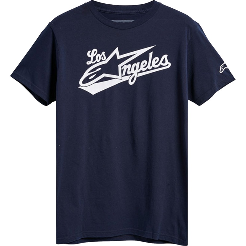 Alpinestars Los Angeles T-Shirt - Navy - Large 12337222070L