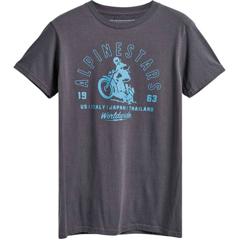 Alpinestars Los Sander T-Shirt - Charcoal - Large 12337212018L