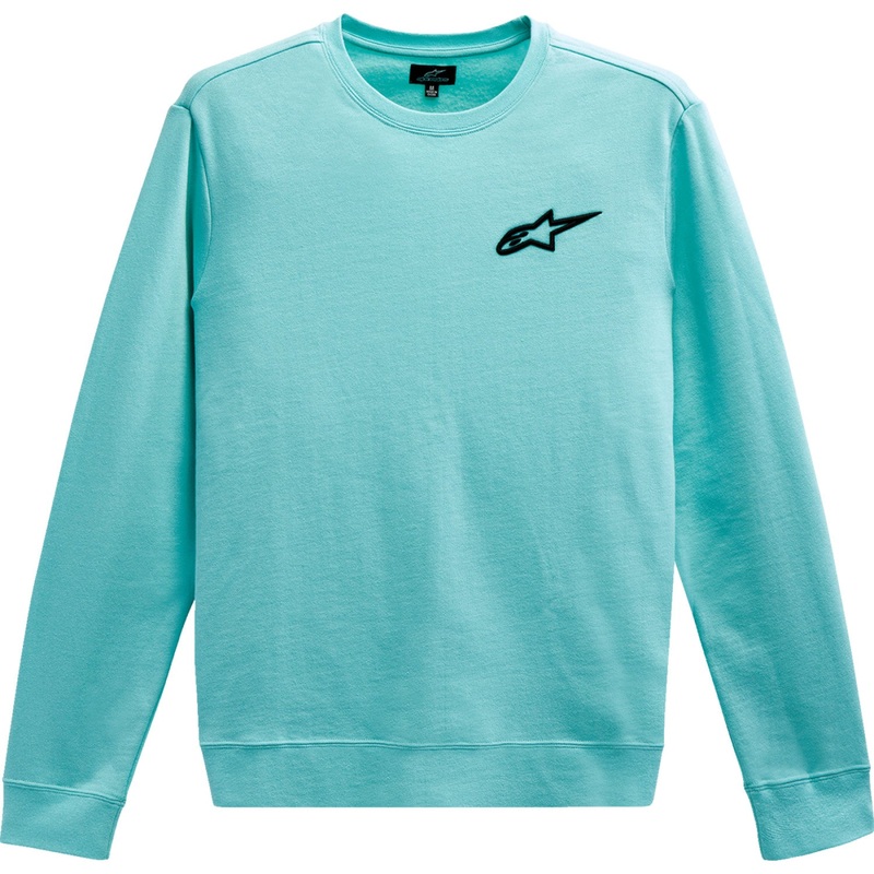Alpinestars Ageless Crew Fleece - Aqua - Large 1232510207206L
